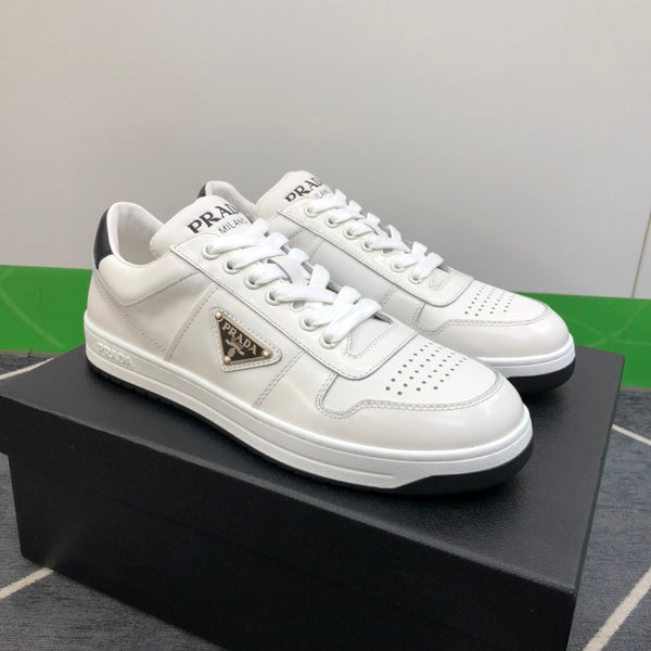PRA DOWNTOWN LEATHER SNEAKERS WHITE MIX CRYSTAL