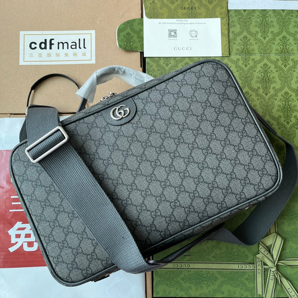 Gucci Bag 36 Grey Canvas 240019