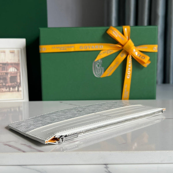 INSERT LOUISE 21 IN WHITE GOYARDINE CANVAS