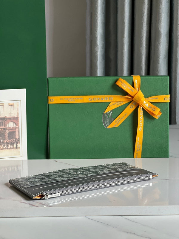 INSERT LOUISE 21 IN GREY GOYARDINE CANVAS