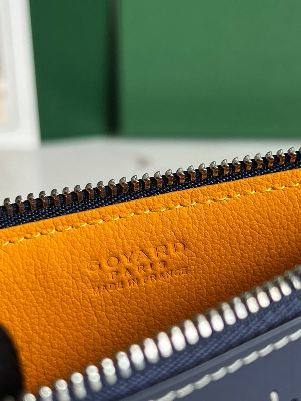 INSERT LOUISE 21 IN GUNPOWDER BLUE GOYARDINE CANVAS