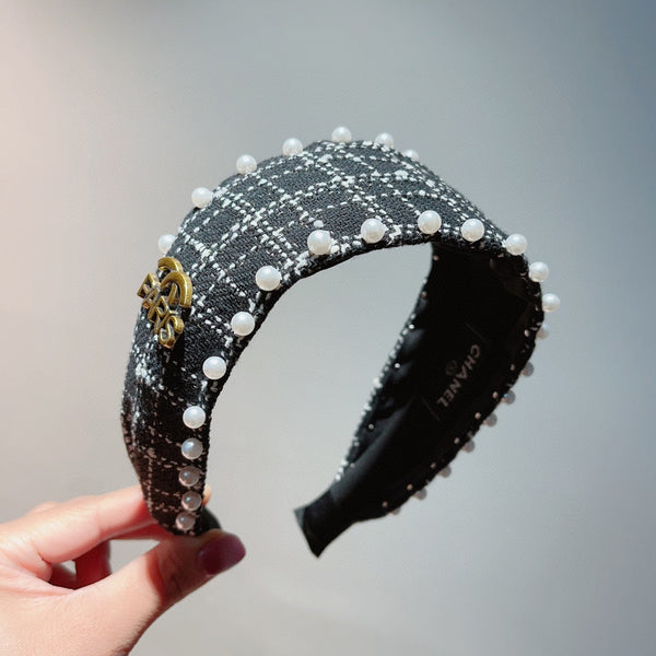 BLACK TWEED HAIRBAND 875865