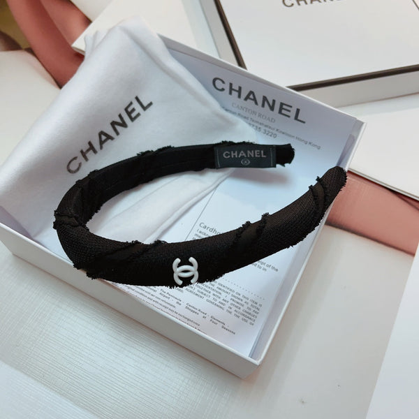 BLACK FABRIC HAIRBAND 876992