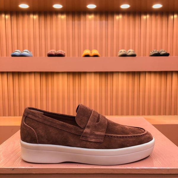 LP RETRO SUMMER WALK LOAFERS CINNAMON SUEDE