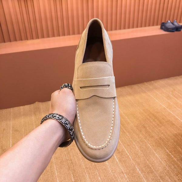 LP RETRO SUMMER WALK LOAFERS PEACH SUEDE