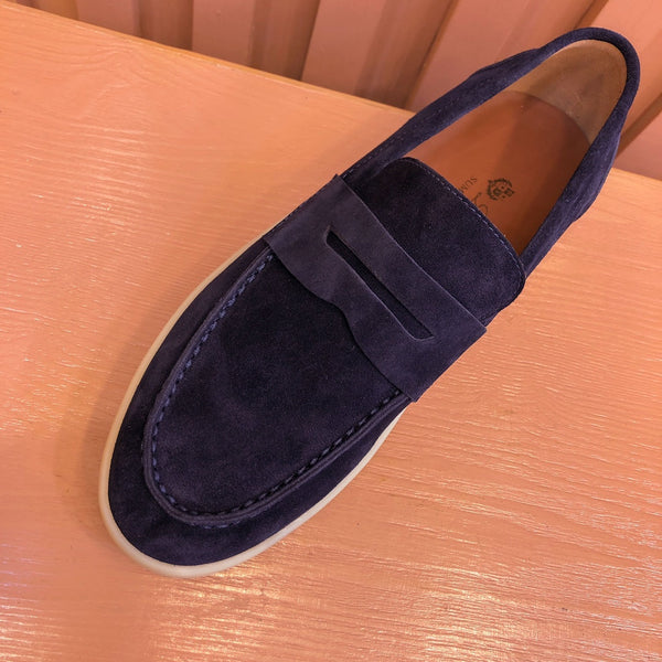 LP RETRO SUMMER WALK LOAFERS DENIM SUEDE