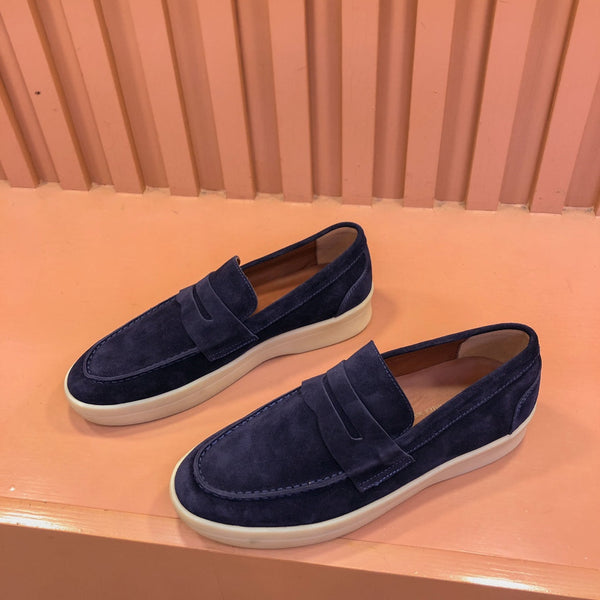 LP RETRO SUMMER WALK LOAFERS DENIM SUEDE