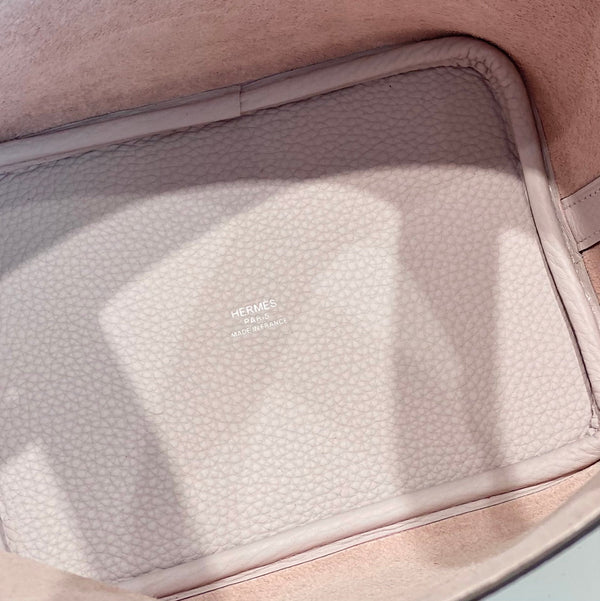 picotin lock 18 soft pink togo shw