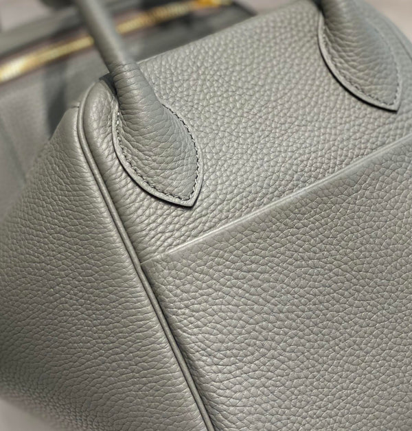 HM LINDY 30 BAG GRAY TAURILLON CLEMENCE LEATHER