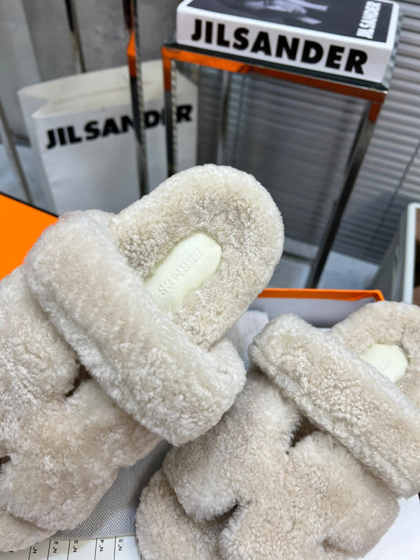 HM Chypre Sandal White Fleece Wool 953870