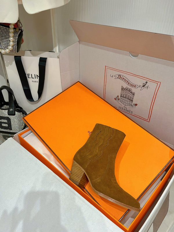 vegas ankle boot brown suede