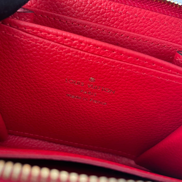 LV M60740 Zippy Coin Purse Red Monogram Empreinte Leather 221610