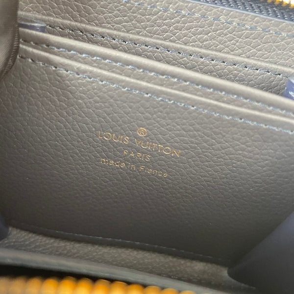 LV M60740 Zippy Coin Purse Blue Monogram Empreinte Leather 221611