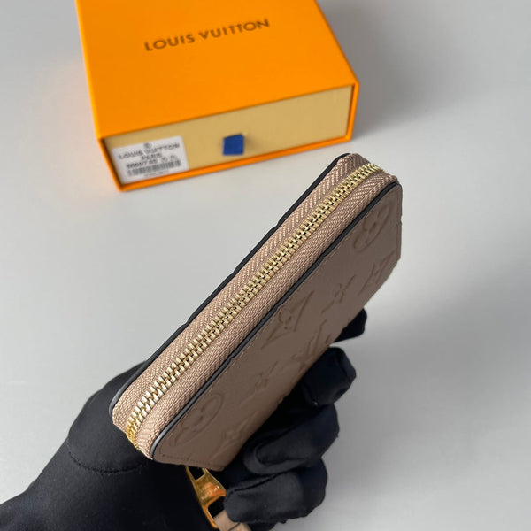 LV M60740 Zippy Coin Purse Tourterelle Monogram Empreinte Leather 221614