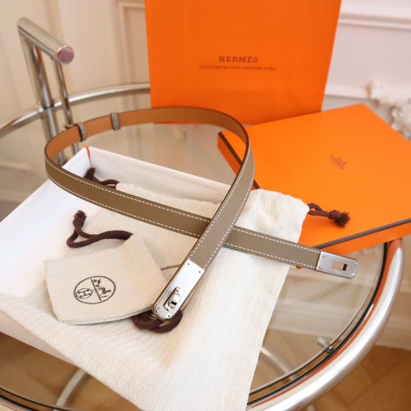 hm kelly belt 18mm etain epsom leather