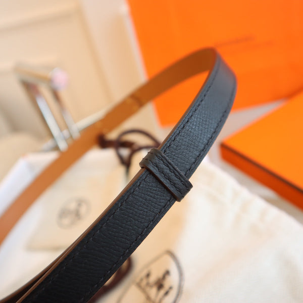 hm kelly belt 18mm black epsom leather