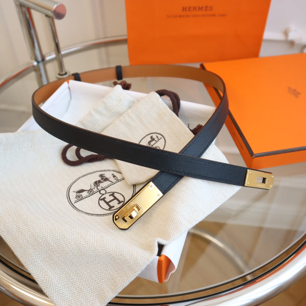 hm kelly belt 18mm black epsom leather