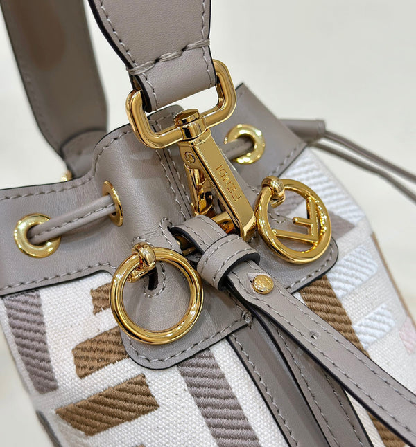 MON TRESOR 18 WITH FF MOTIF IN MULTICOLOR JACQUARD FABRIC