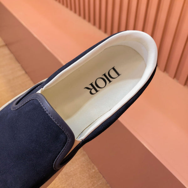 CD B101 DIAMOND LOAFER DENIM COLOR CAMOSCIO