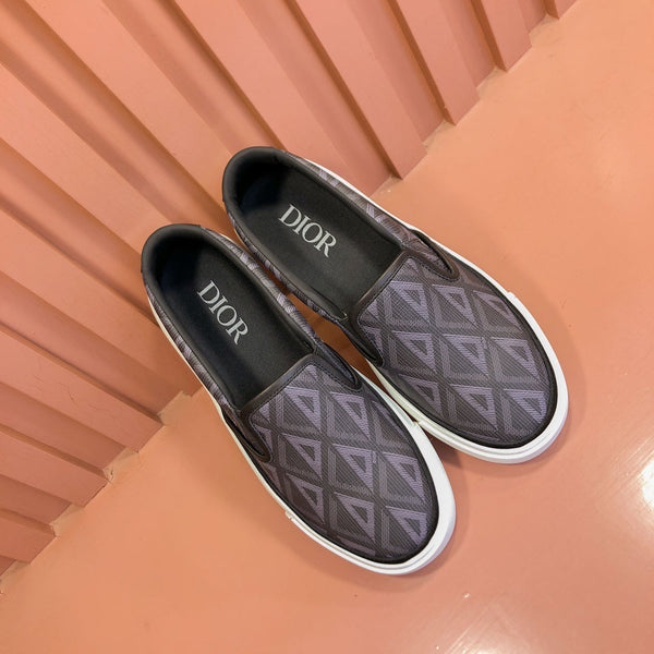 CD B101 DIAMOND LOAFER ASH AND PURPLE CANVAS