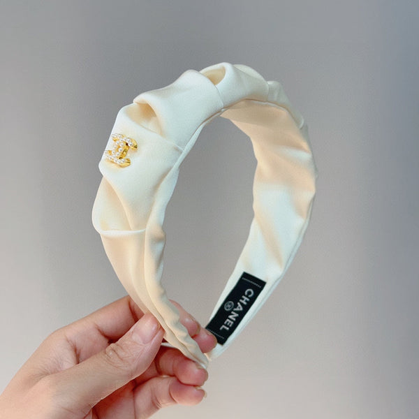 WHITE FABRIC HAIRBAND 925662
