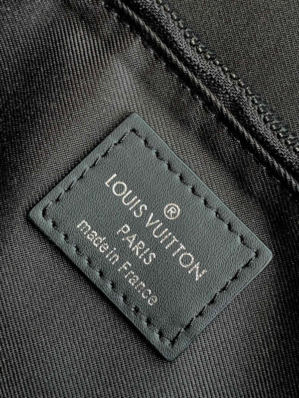 LV S Lock Sling Bag 21cm Brown Green Monogram Macassar Canvas