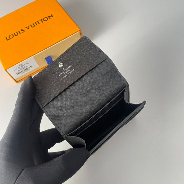 LV Enveloppe Carte De Visite Card Holder Damier Graphite Canvas 221501