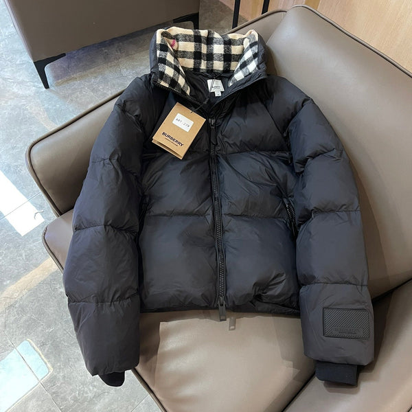 Burberry 25 Short Jacket Black Down Nylon