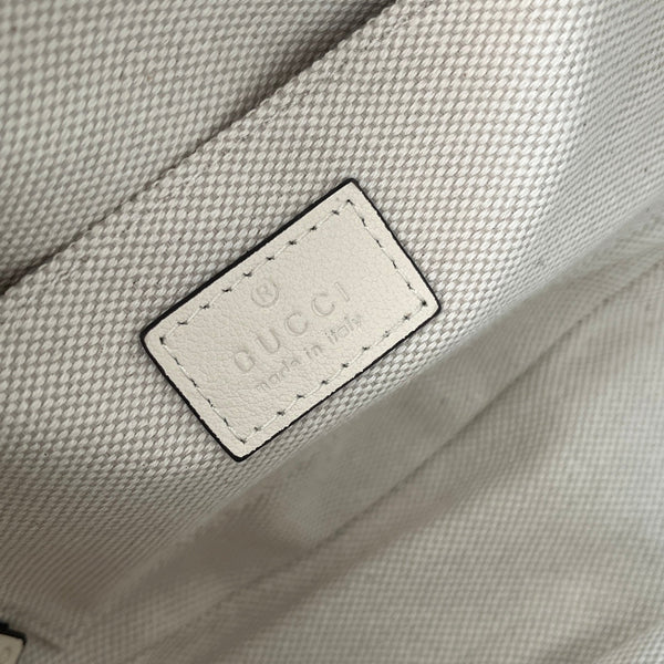 Gucci Blondie 20 Bag White Leather 239975