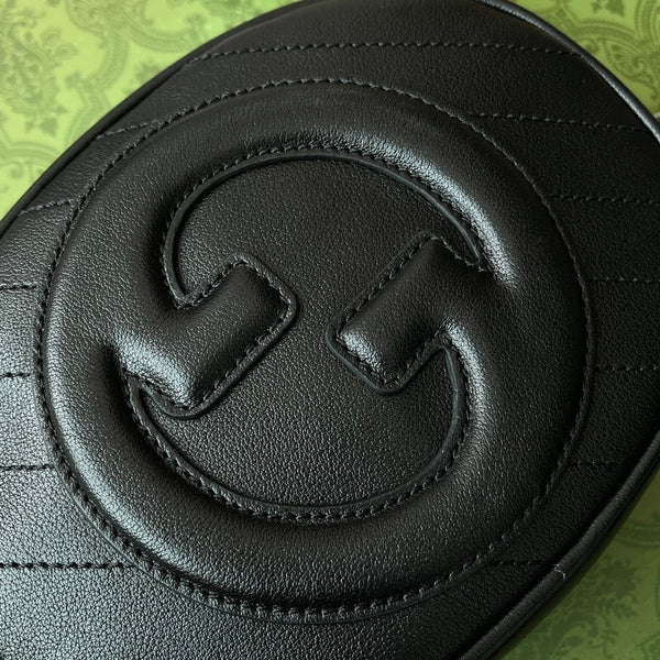 Gucci Blondie 20 Bag Black Leather 239976