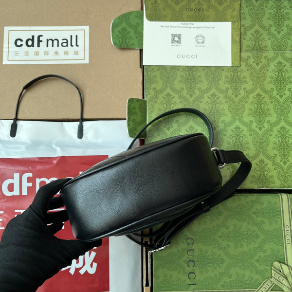 Gucci Blondie 20 Bag Black Leather 239976