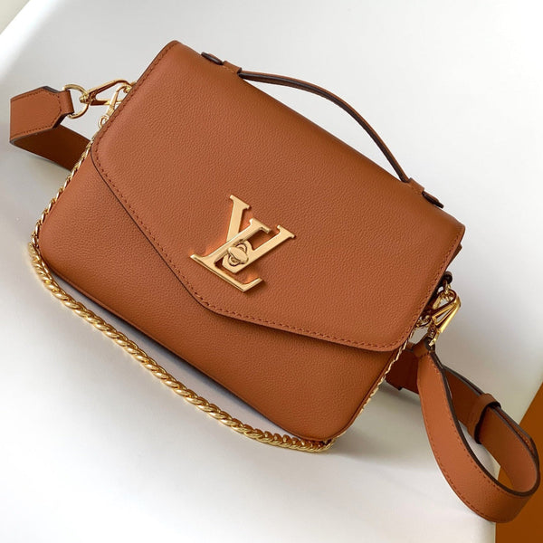LV Oxford Bag 22cm Brown Gold Cowhide 252067