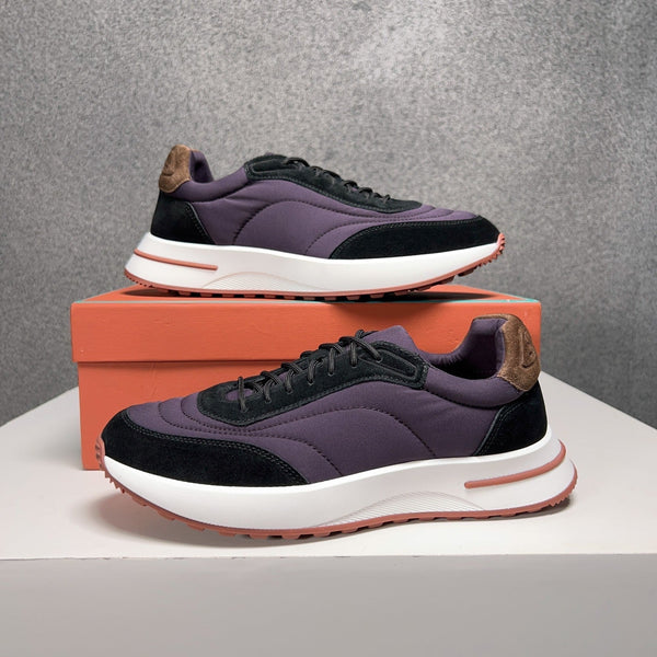 LP WEEKEND WALK SNEAKERS GRAPE AND BLACK SUEDE