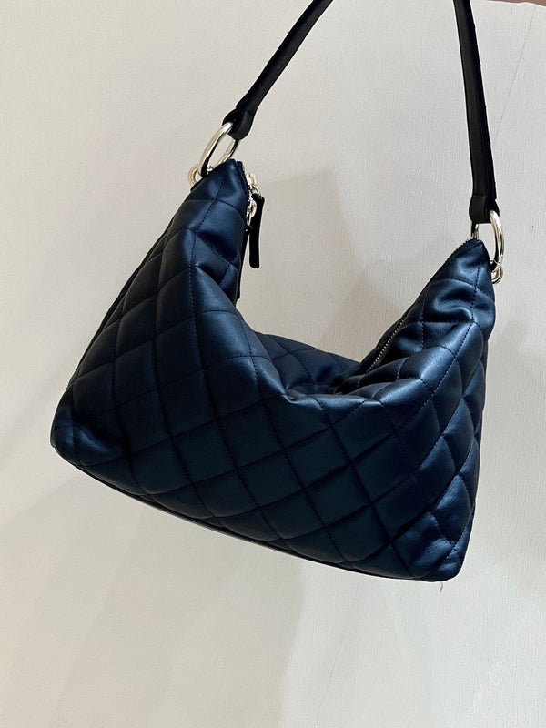 CC 23B Maxi Hobo 29.5cm Black Cowhide Light GHW