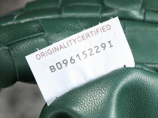 bv teen jodie 36cm pelle di agnello verde scuro