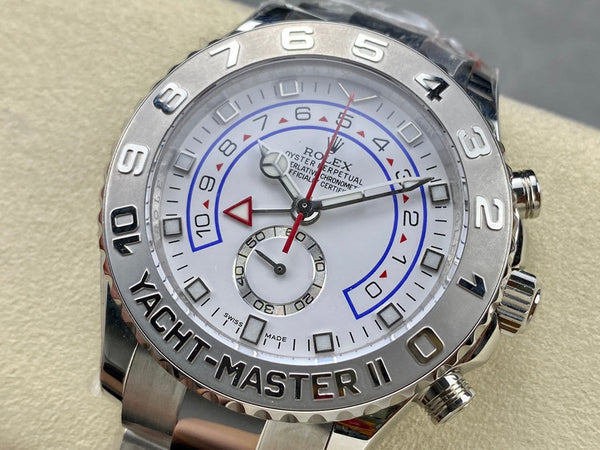 Rolex Yacht-Master II 44mm Silver White Dial