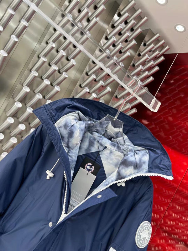 C. Goose Down jacket Blue Polyester 0041