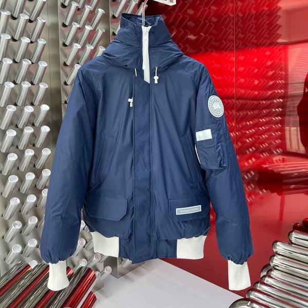 C. Goose Down jacket Blue Polyester 0041