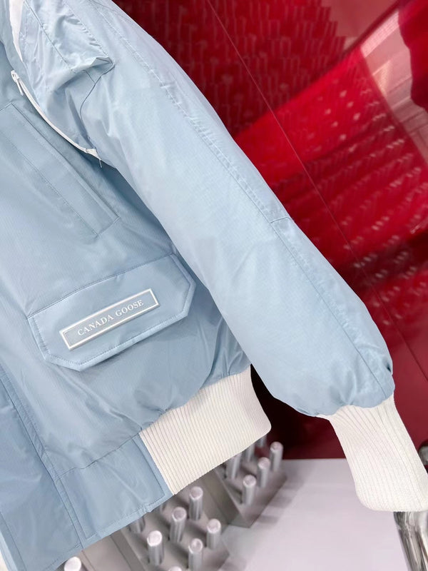 C. Goose Down jacket Could Blue Polyester 0042