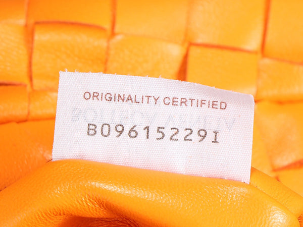 bv teen jodie 36cm pelle di agnello arancione