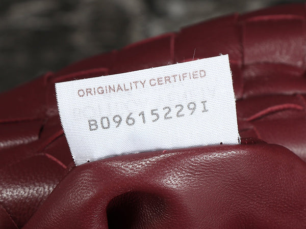 bv teen jodie 36cm bordeaux pelle di agnello