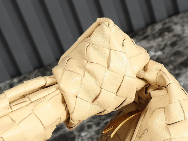 bv teen jodie 36cm beige pelle di agnello