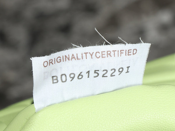 bv teen jodie 36cm pelle di agnello verde chiaro