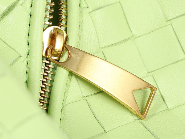 bv teen jodie 36cm pelle di agnello verde chiaro