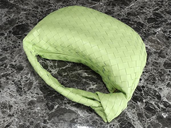 bv teen jodie 36cm pelle di agnello verde chiaro