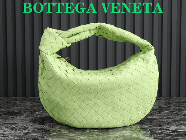 bv teen jodie 36cm pelle di agnello verde chiaro