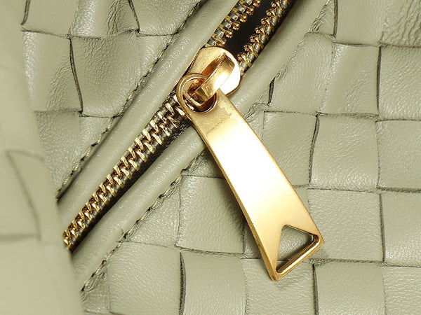 bv teen jodie 36cm pelle di agnello color cachi