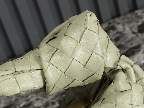 bv teen jodie 36cm pelle di agnello color cachi