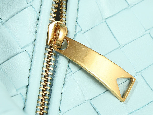 bv teen jodie 36cm tiffany blu pelle di agnello