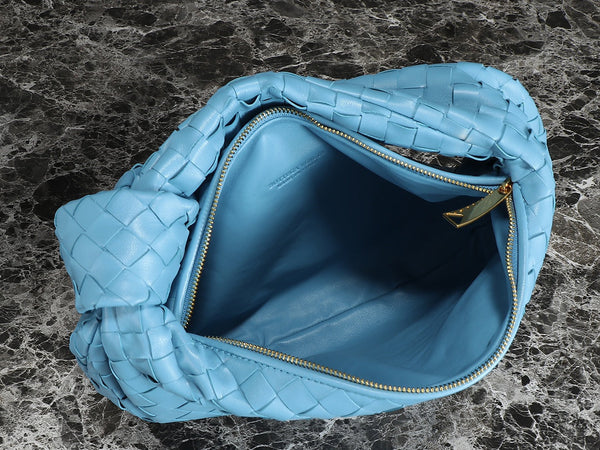 bv teen jodie 36cm pelle di agnello blu oceano